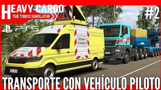 Transporte especial acompañado de vehículo piloto. Me va gustando más Heavy Cargo #2