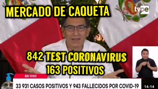 Test en mercado de Caquetá de 842 son 163 infectados la mayoría comerciantes