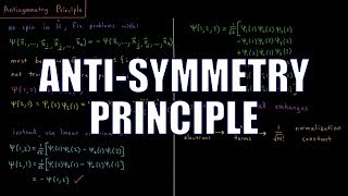 Computational Chemistry 4.6 - Anti-Symmetry Principle