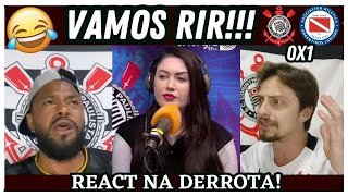 OLHA O DESESPERO DOS CORINTIANOS EM CORINTHIANS 0 X 1 ARGENTINOS JRS DIVERTIDO CONFIRA!