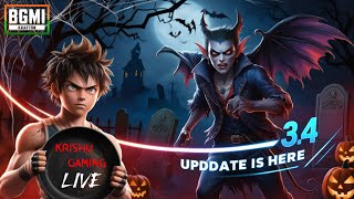 BGMI 3.4 NEW UPDATE IS HERE | 3.4 UPDATE  | KRISHU GAMING LIVE