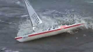 RC Laser Sailboat with Storm Rig (D-Sail)