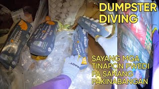 PINAYTEXAN DUMPSTER DIVING WOW ANG GAGANDA NG MGA NASA LOOB NG BAG SAYANG YUNG IBA