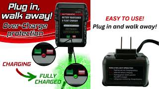 Effortless Charging with Banshee 6V/12V Automatic Charger!