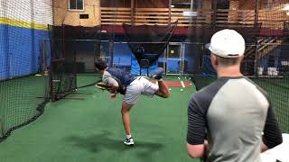 Flat Ground Bullpen Example | Purdue Baseball Recruit | Best Pitching Drills