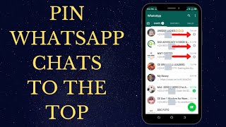 How To Pin WhatsApp Chats To The Top on Android for Beginners