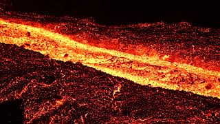 Coulée de lave Piton de la Fournaise le 25 octobre 2019