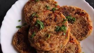 Crispy Aloo Suji Tikki || Aloo-Suji Cutlet Recipe || Potato-Semolina Cutlet