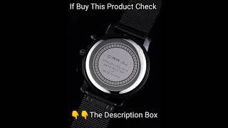 Men's Watch Luxury Business Men Stainless Steel WristWatch Men's Military waterproof Date Quartz