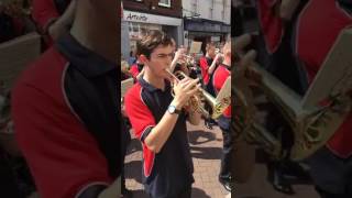 AUS Territorial Youth Band of the Salvation Army at Hythe - Saturday Morning March