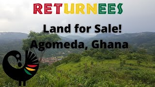 Land for SALE Agomeda, Ghana | Plots for Sale| Between Somanya and Ayikuma