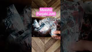 Punjabi Jutti from Meesho | #meesho #meeshohaul #jutti #punjabi #footwear #youtubeshorts #wedding