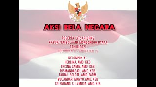 Implementasi AKSI BELA NEGARA - Latsar CPNS Kab. Bolaang Mongondow Utara tahun 2021.