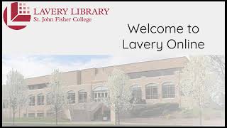 Lavery Library: Welcome to Lavery Online