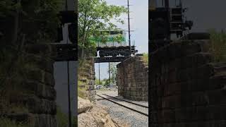 Wheeling SD40-2 #6986 over the Akron Subdivision main, Medina Ohio 8-1-24