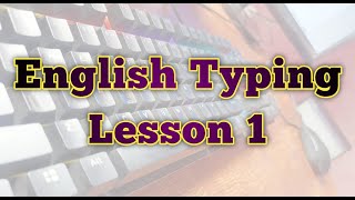 Mastering Typing Basics: Home Row Technique and Practice | Typerg Pro Typing Lesson 1  #TouchTyping