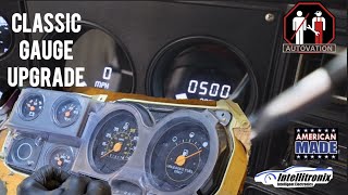 New Gauge  Cluster for a Classic C10!! intellitronix Digital  Gauges