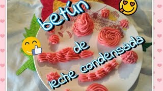 DELICIOSO BETÚN DE LECHE CONDENSADA //CREMOSO Y FÁCIL//Vanessa y su dulce sabor