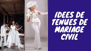 IDEES DE TENUES DE MARIAGE CIVIL/CIVIL MARRIAGE OUTFIT IDEAS #tendances#weedingdress#shorts#mariage