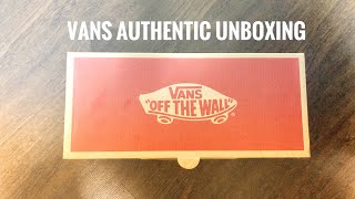 Vans Authentic Unboxing