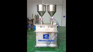 Double filling nozzle vertical filling machine for liquid soap shampoo liquid detergent shampoo