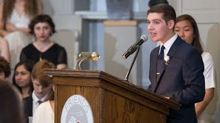 Student Speaker Jack Lanzi '16 | Commencement 2016