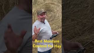 Know Your Moisture Content Before Storing Hay in the Barn to Avoid Fires #hay #farming  #haybales