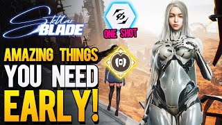 Stellar Blade - Become Overpowered Early! Amazing Things To Unlock In The Starting Hours