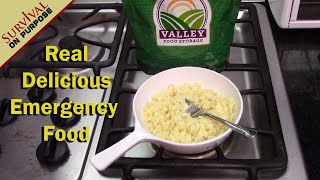 Emergency Food Supply Kit Taste Test - Valley Food Storage 72 Hour Kit