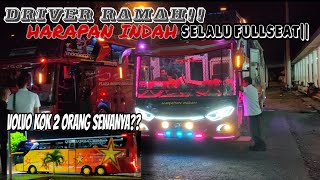 SEMPATI STAR VOLVO SALAH JALUR||BUS TERAKHIR HARAPAN INDAH TETAP FULLSEAT!