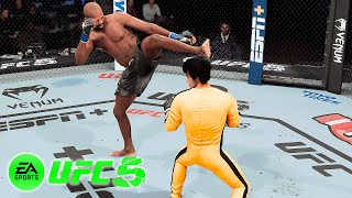 🐲 UFC5 Bruce Lee vs Jon Jones UFC 5 - Real Match 🐲