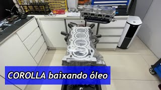 COROLLA BAIXANDO ÓLEO. CONFIRA: RETIFICA COMPLETA, MONTAGEM E VALORES!