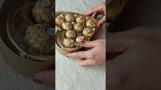 Ferrero Rocher  Chocolate heart #shorts