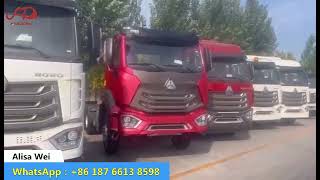 sinotruk hohan truck horse 371hp howo new model tractor truck 6x4 china truck 10 wheels truck head