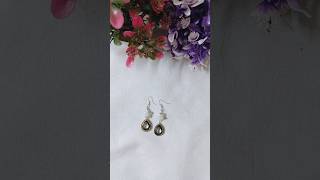 Diy hand made earrings at home/earrings home made #trending shorts#diy#craft ideas #viral#short