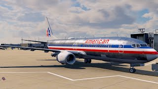 X-Plane 11 - VATSIM - LU 737-800 - American "Chrome" - Chicago (ORD) to Memphis (MEM)