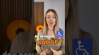 #shorts Persönliches Budget für Menschen mit handicap?!