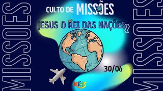 30.06.2024 - 10H | Culto de Missões | Carisma Sede Ao vivo