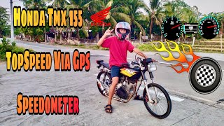 HONDA TMX 155 TOPSPEED VIA GPS SPEEDOMETER