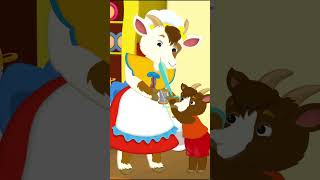 The Seven Little Goats #shorts #kidsvideo #bedtime #forkids