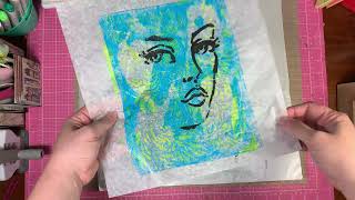 Gelli prints and Polymer Clay Projects