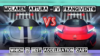 Asphalt 8 | McLaren artura vs FV frangivento sorpasso Gt3😱. Full comparison