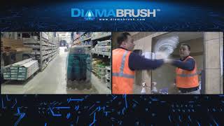 Diamabrush Robot Scrubber timelapse