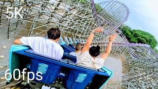 Iron Gwazi On Ride POV 5K 60fps Busch Gardens Tampa October 2023