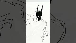 Batman Beyond Inked! Digital Inking Timelapse 🖋️🎨