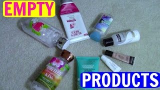 PRODUCTS I HAVE USED UP