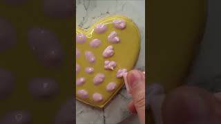 Heart cookies. #shorts