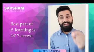 Introduction to SAKSHAM E-learning Platform