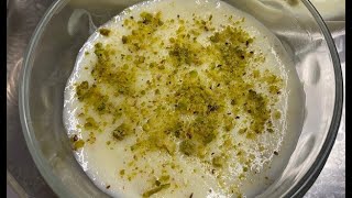 Firni Recipe Easy dessert Recipe, Afghani Firni Recipe| Eng sub فرنی افغانی