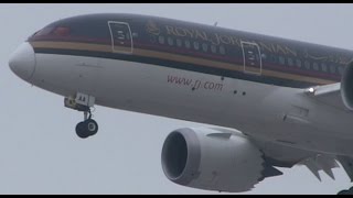 Royal Jordanian 787-8 Dreamliner Inaugural Landing at Chicago O'Hare!